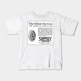 Joseph Sankey & Sons - Sankey Wheels - 1927 Vintage Advert Kids T-Shirt